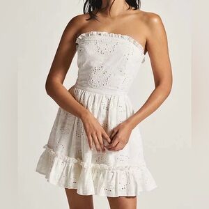 Forever That Girl White Strapless Mini Dress